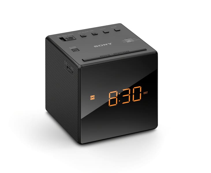 SONY - Uhrenradio LED Weckfunktion Schlummer schwarz