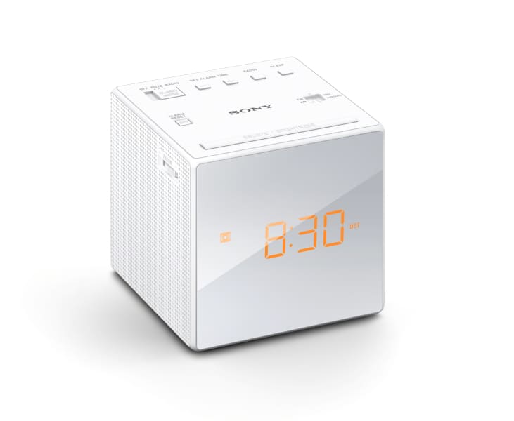 SONY - Uhrenradio LED Weckfunktion Schlummer weiss