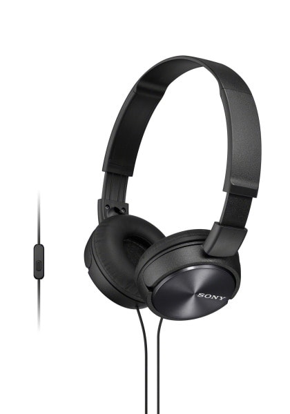 SONY - Kopfhörer Bügel 1.2m 98db faltbar Fernbed. Mikro schwarz