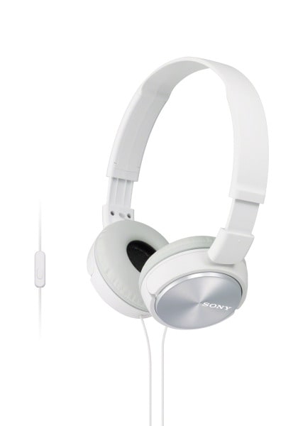 SONY - Kopfhörer Bügel 1.2m 98db faltbar Fernbed. Mikro weiss