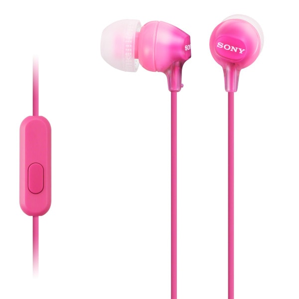 SONY - Kopfhörer InEar 1.2m 100dB 3Größen Fernbed. Mikro pink