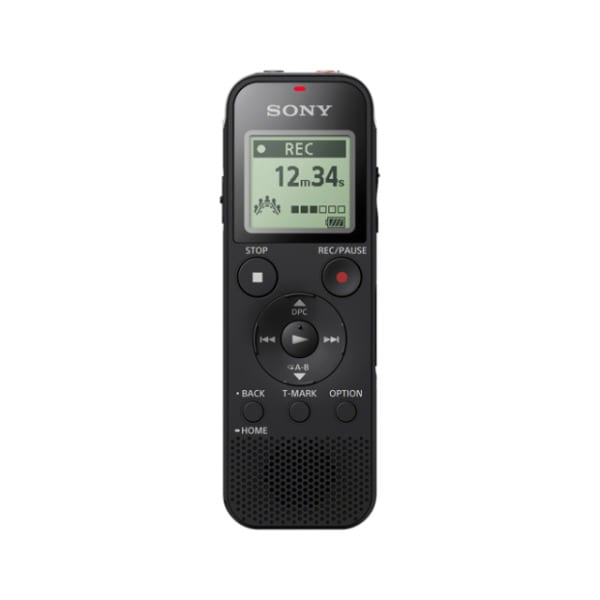 SONY - Diktiergerät Digital 4GB MP3 WMA USB Mikro PC-L. SD schwarz