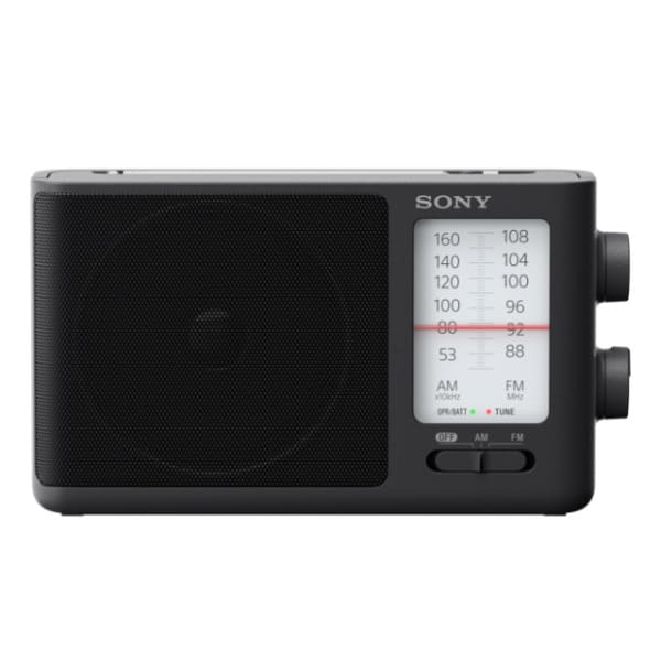 SONY - Radio portable analog MW/UKW schwarz