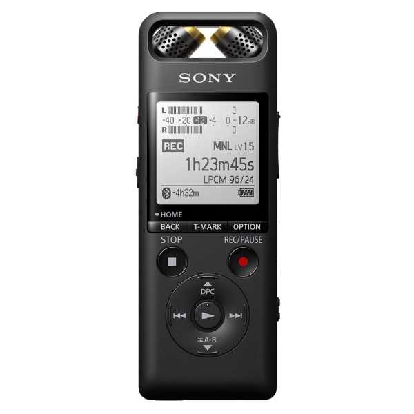 SONY - Diktiergerät Digital 16GB Disp MP3 PCM USB Stereo Mic sw