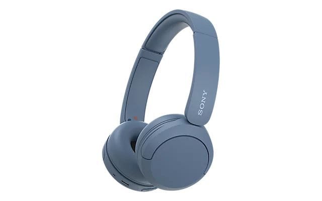 SONY - Kopfhörer Bügel kabellos 30mm Bluet.5.2 Freispr USB blau