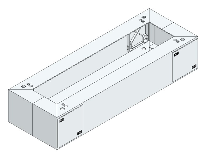 MEHLER - Sockel 100mm Breite B