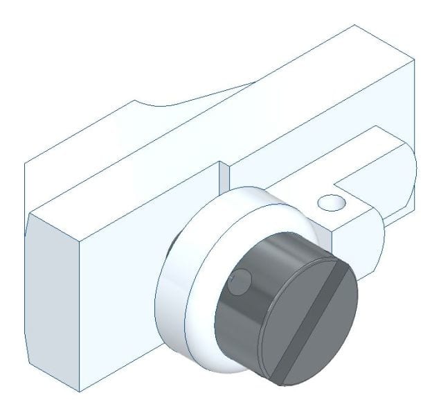 MEHLER - Schubklemme mit Schraube plombierbar f. Blende