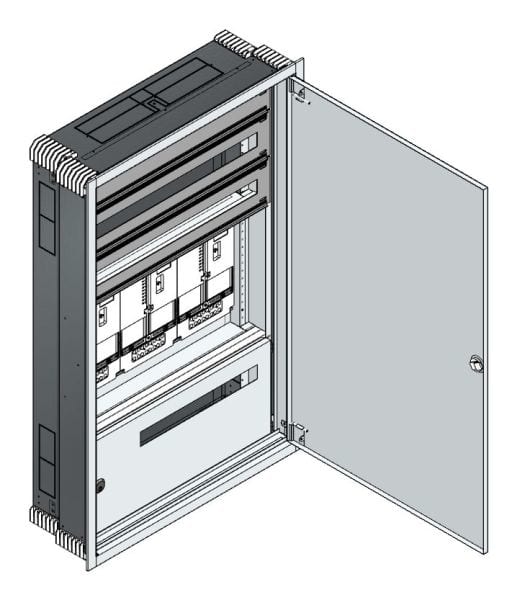 MEHLER - UP-Zählerverteiler+PW+UM Steiermark für TN-Netz, außen B796xH1239xT245mm