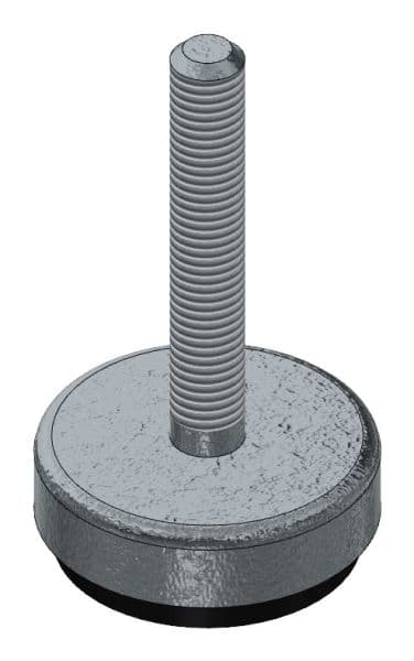MEHLER - Tellerfüße-Set M12 4 Stück verstellbar