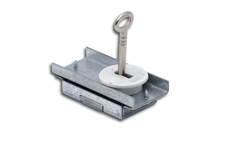 MEHLER - 61005 Bausatz m. Schloss m. PVC-Rosette, Stbl.-Winkel, Schlüssel
