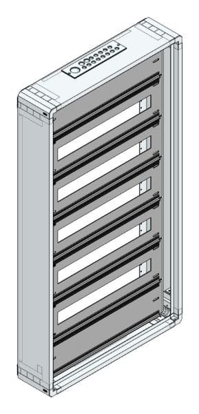 MEHLER - AP-Installations-Flachverteiler, 110TE o.RW, B565xH1055xT130mm