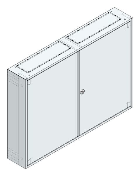 MEHLER - AP-Wandverteiler o. RW, +Tür außen B1480xH1065xT250mm