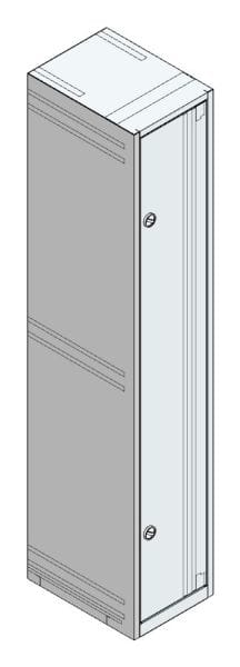 MEHLER - Standverteiler leicht m.Tür o. RW IP30,außen B370xH2050xT500mm