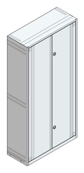 MEHLER - Standverteiler leicht, m.Tür o RW IP30,außen B995xH2050xT400mm