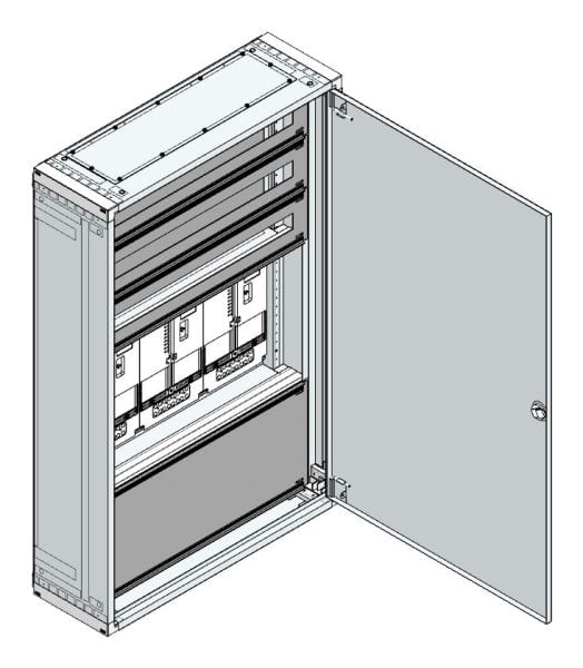 MEHLER - AP Zählerverteiler+RW NÖ Netz für TN-Netz, außen B775xH1215xT250mm