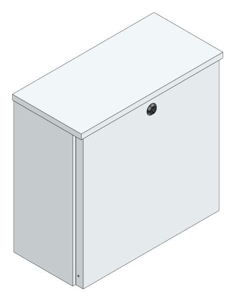 MEHLER - AP-Antennenverteiler f. IP43 außen B460xH475xT230mm m. Mont