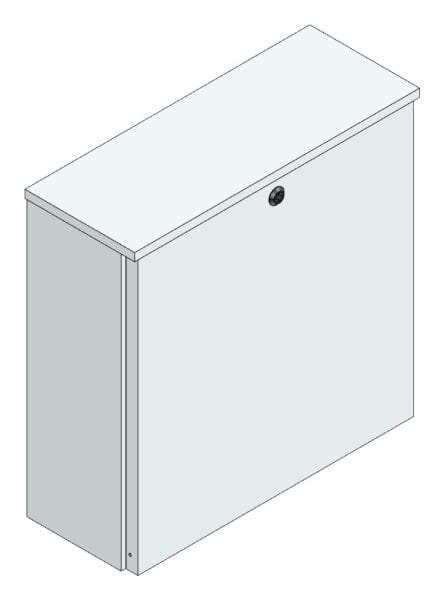 MEHLER - AP-Antennenverteiler f. IP43 außen B600xH600xT230mm m. Mont