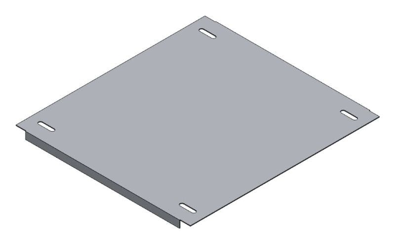 MEHLER - Blende geschlossen,Breite A Metall,B275xH300mm