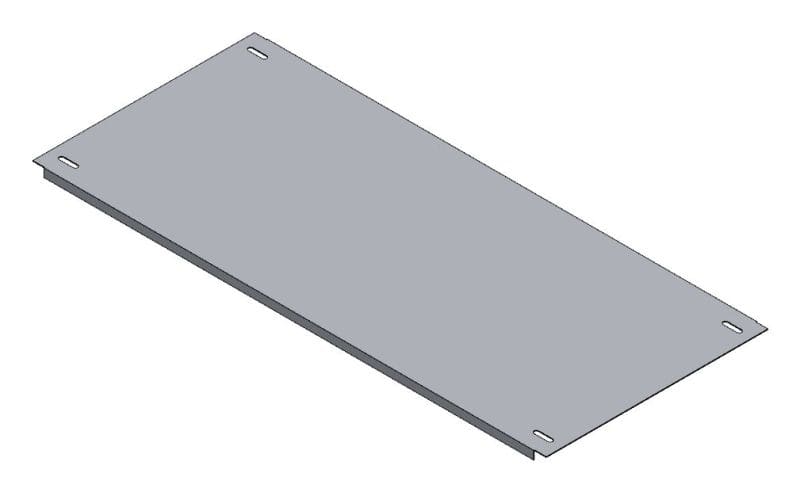 MEHLER - Blende geschlossen,Breite C Metall,B690xH300mm