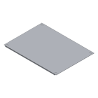 MEHLER - Blende geschlossen,Breite C Metall,B690xH500mm