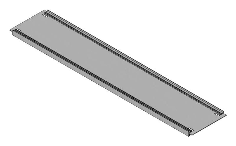 MEHLER - Blende geschlossen,Breite D Kunststoff,B900xH175mm