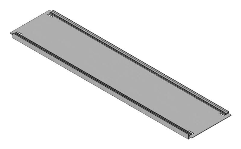 MEHLER - Blende geschlossen,Breite D Kunststoff,B900xH200mm