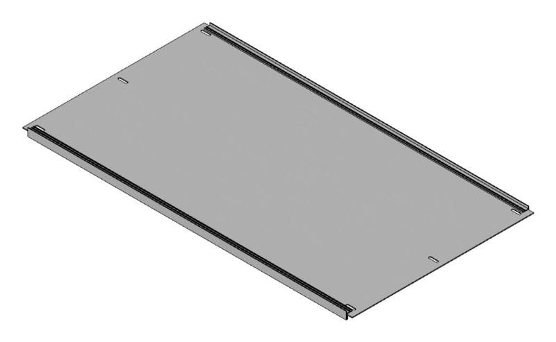 MEHLER - Blende geschlossen,Breite D Kunststoff,B900xH500mm