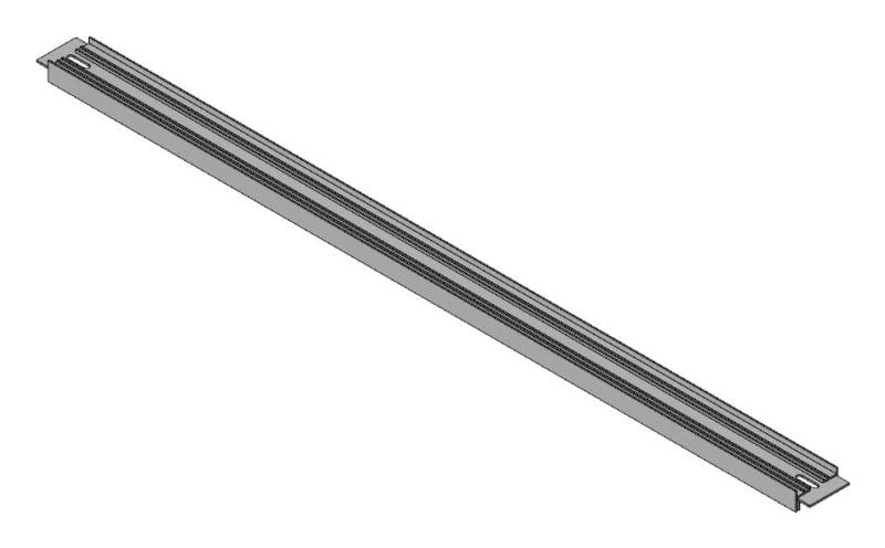MEHLER - Blende geschlossen,Breite D Kunststoff,B900xH50mm