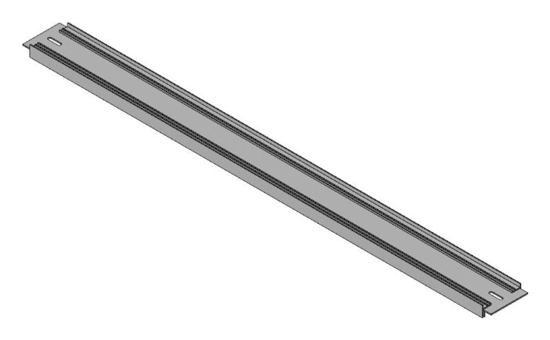 MEHLER - Blende geschlossen,Breite D Kunststoff,B900xH75mm