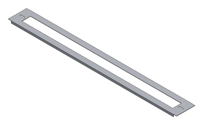 MEHLER - Schlitzblende,Breite D Metall,B900xH100mm