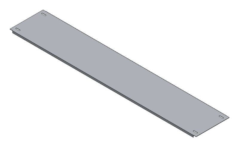 MEHLER - Blende geschlossen,Breite E Metall,B1110xH200mm