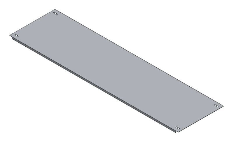 MEHLER - Blende geschlossen,Breite E Metall,B1110xH300mm