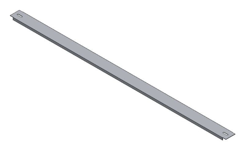 MEHLER - Blende geschlossen,Breite E Metall,B1110xH50mm