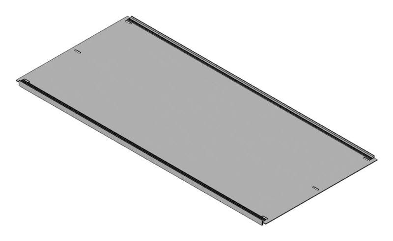 MEHLER - Blende geschlossen,Breite E Kunststoff,B1110xH500mm