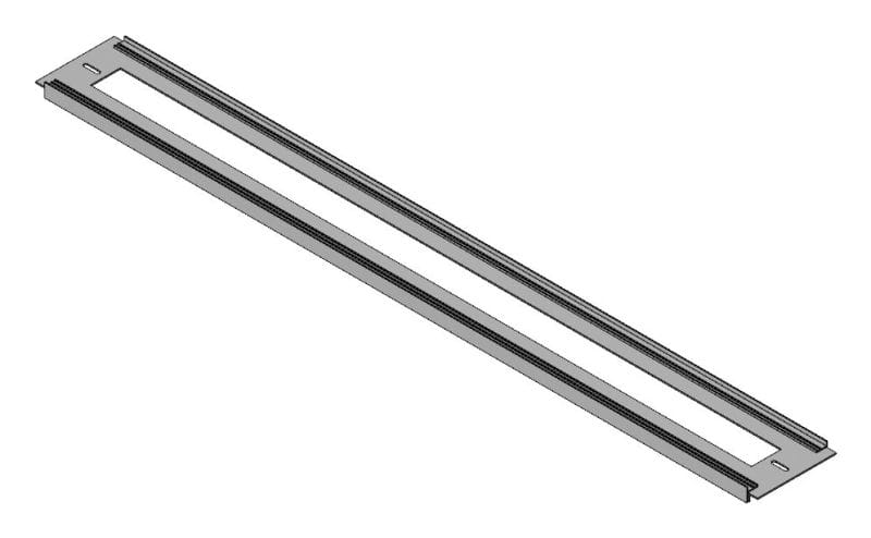 MEHLER - Schlitzblende,Breite E Kunststoff,B1110xH125mm