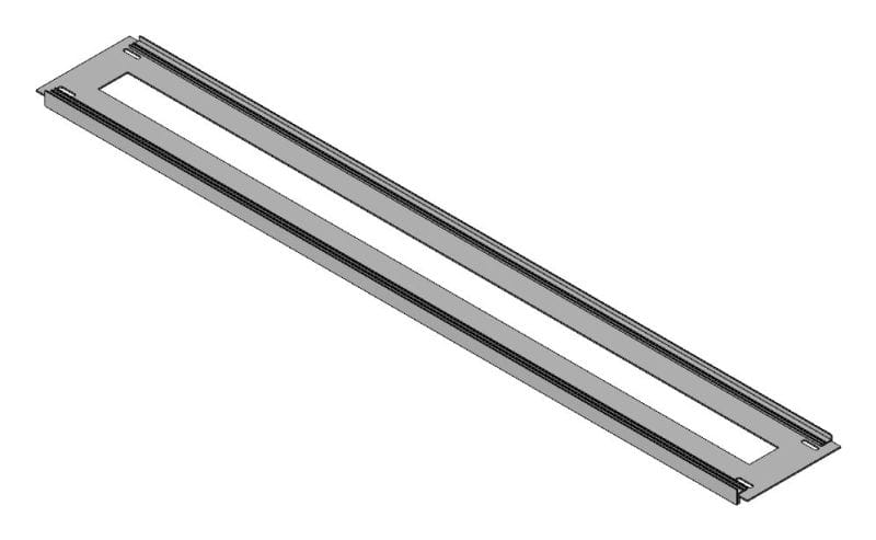 MEHLER - Schlitzblende,Breite E Kunststoff,B1110xH150mm
