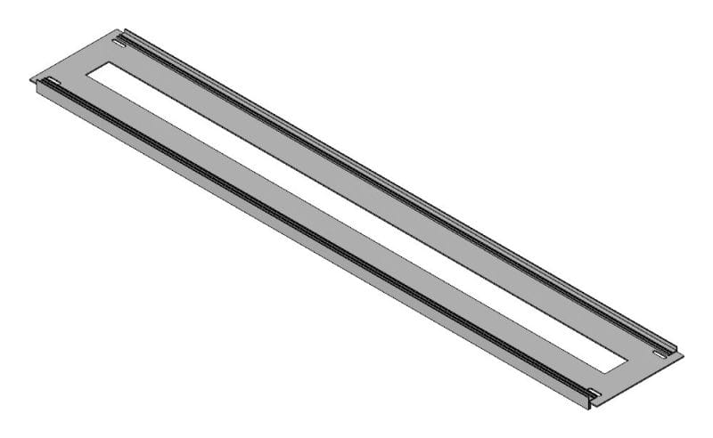 MEHLER - Schlitzblende,Breite E Kunststoff,B1110xH175mm