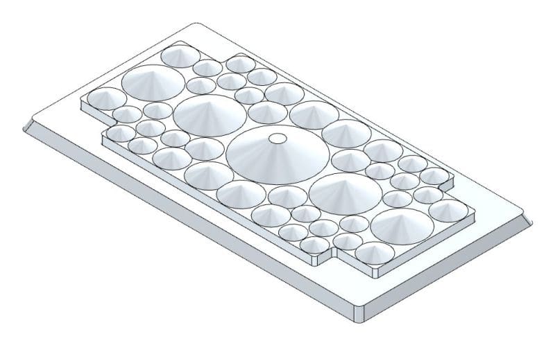 MEHLER - Flansch m. versch. Gummitüllen Halogenfreie Ausführung