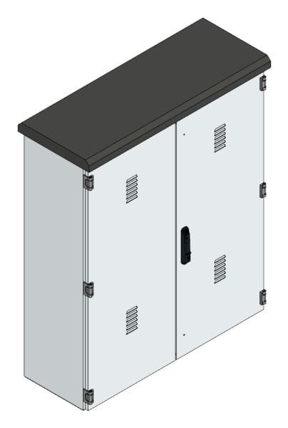 MEHLER - Pumpenverteiler o. EVU, ALU Außen:B1000xH1200xT360mm