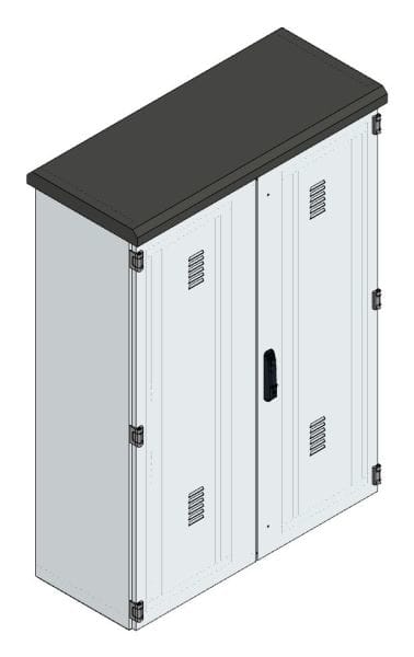 MEHLER - Pumpenverteiler o. EVU, ALU Außen:B1000xH1400xT410mm