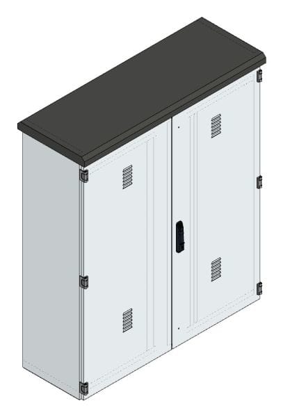 MEHLER - Pumpenverteiler o. EVU, ALU Außen:B1200xH1400xT410mm