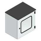 MEHLER - Alu Steuersäule +Innentüre+MO Außen.B500xH500xT350mm