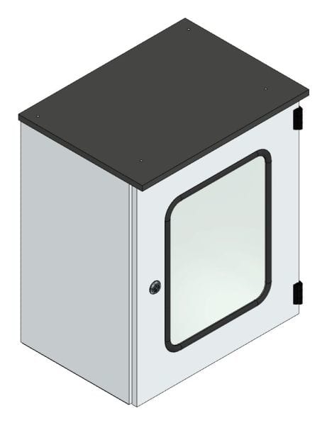 MEHLER - Alu Steuersäule +Innentüre+MO Außen.B500xH600xT350mm
