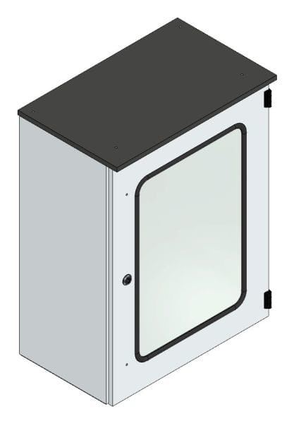 MEHLER - Alu Steuersäule +Innentüre+MO Außen.B600xH800xT350mm