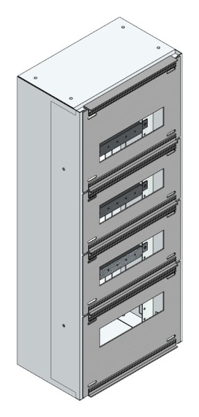 MEHLER - Masken-Sicherungsvert.,o RW. f. Kanalm.vorne Nischenm. B300xH710