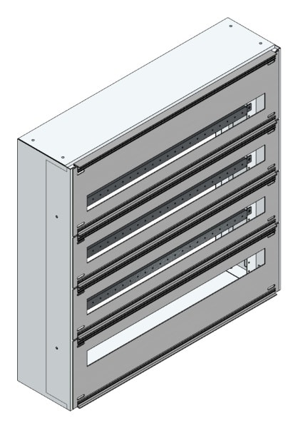 MEHLER - Masken-Sicherungsvert.,o RW. f. Kanalm.vorne Nischenm. B715xH710