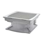 MEHLER - Einbaulüfter, PF 66000 ,63dB, IP54 Luftleistung mit Filter 640m³/h, RAL7035