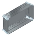 MEHLER - Putzwanne m. Rückwand, komplett außen B996xH528xT245mm
