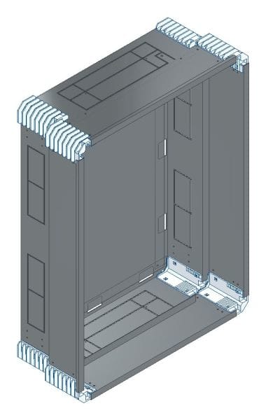 MEHLER - Putzwanne m. Rückwand, komplett außen B586xH778xT245mm