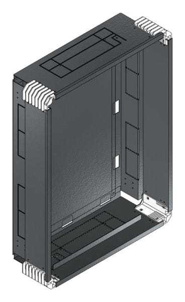 MEHLER - Putzwanne m. Rückwand, komplett außen B586xH778xT200mm